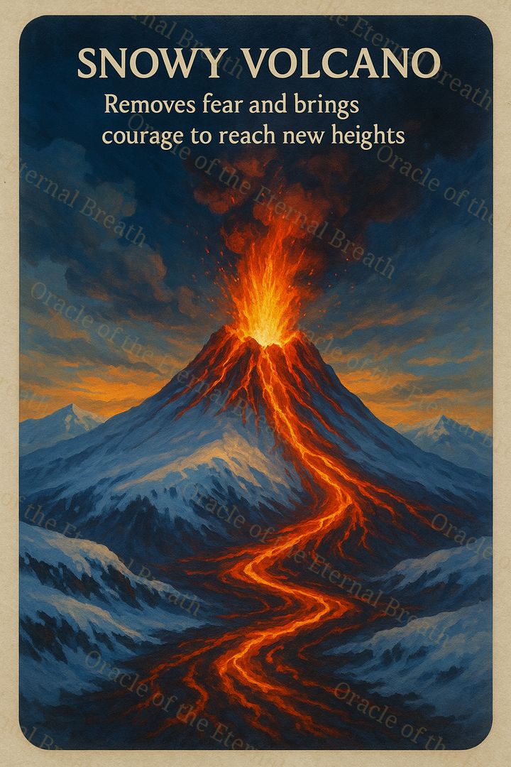 Snowy Volcano
